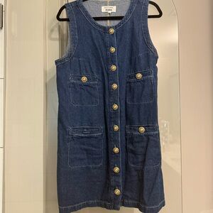 Reformation Blue Denim Dress